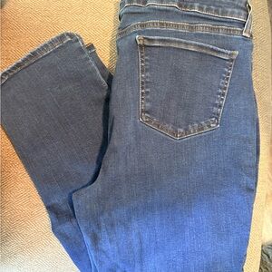 NYDJ Straight Leg Jeans in Deep Blue